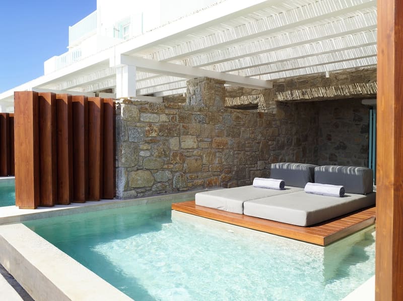 Private plunge pool at Bill&Coo Mykonos, Mykonos, photo 2
