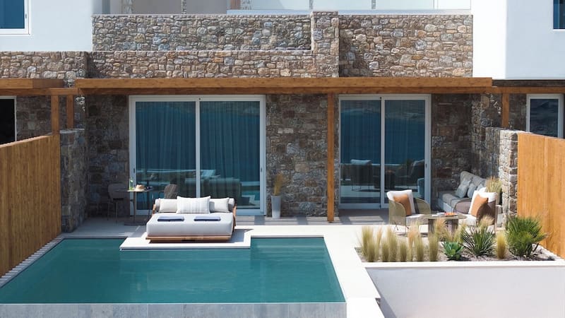 Private plunge pool at Bill&Coo Mykonos, Mykonos — photo 2