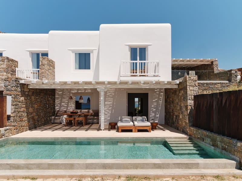 Private plunge pool at Bill&Coo Mykonos, Mykonos, photo 5