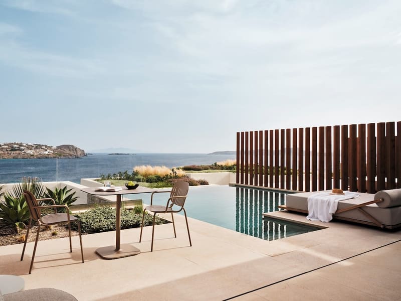 Private plunge pool at Bill&Coo Mykonos, Mykonos — photo 4