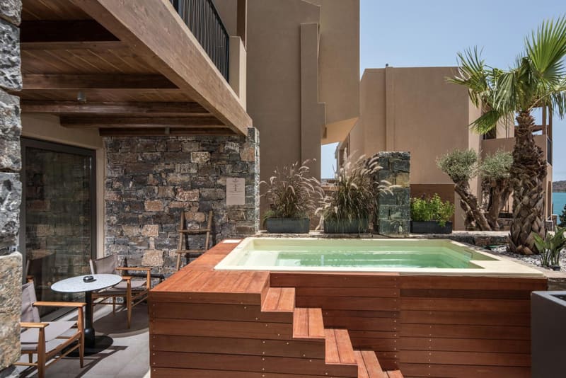 Private hot tub at Enorme Infinity Elounda - Adults Only, Elounda, photo 6