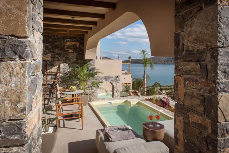 Private hot tub at Enorme Infinity Elounda - Adults Only, Elounda — photo 5