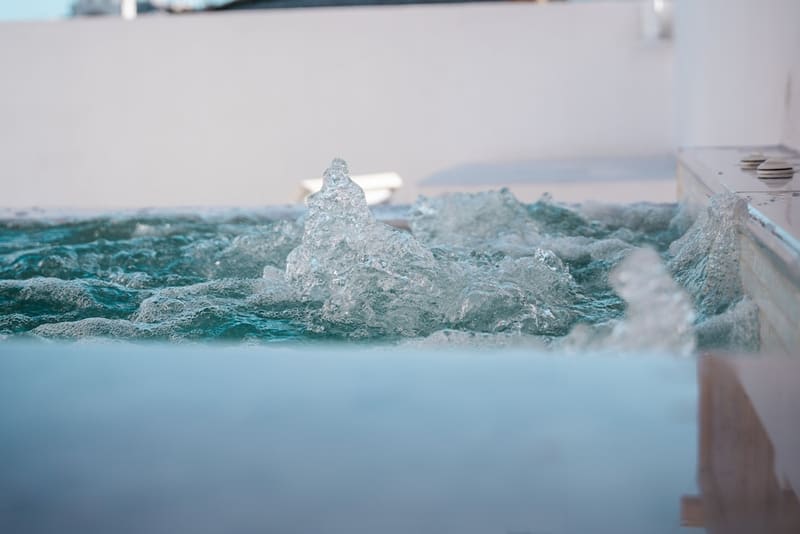Private hot tub at Symphony Suites, Santorini, photo 4