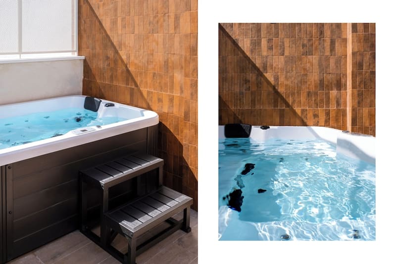 Private jacuzzi at Magno Apartments Castilla, Seville