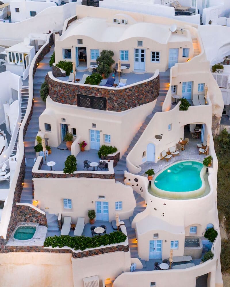 Private hot tub at Pezoules of Oia, Santorini, photo 6