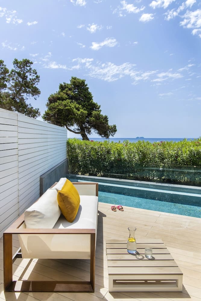 Private jacuzzi at ME Ibiza - The Leading Hotels of the World, Ibiza, photo 5
