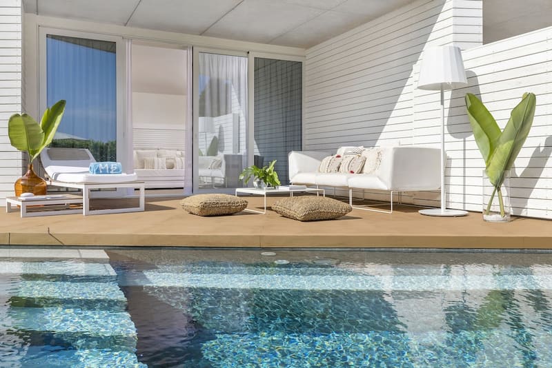Private jacuzzi at ME Ibiza - The Leading Hotels of the World, Ibiza, photo 3