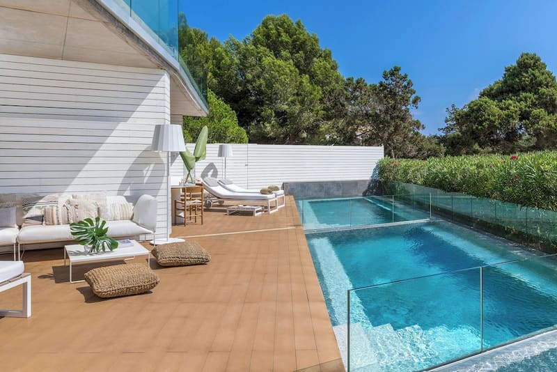 Private jacuzzi at ME Ibiza - The Leading Hotels of the World, Ibiza, photo 2