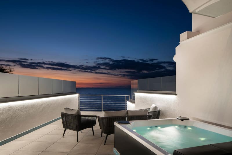 Private hot tub at Ischia Blu Resort, Ischia