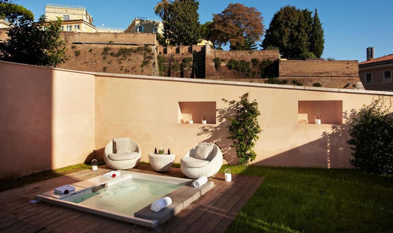 Private hot tub at Villa Agrippina, a Gran Meliá Hotel - The Leading Hotels of The World, Rome — photo 2