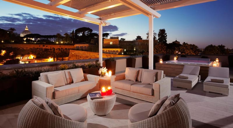 Private hot tub at Villa Agrippina, a Gran Meliá Hotel - The Leading Hotels of The World, Rome — photo 3