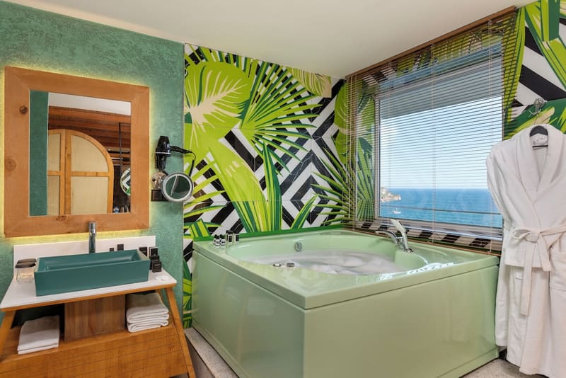 Private hot tub at Afflon Sea Hill Concept Adult Only, Antalya