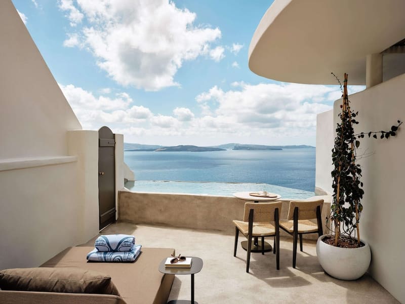 Private plunge pool at Andronis Boutique Hotel, Santorini — photo 6