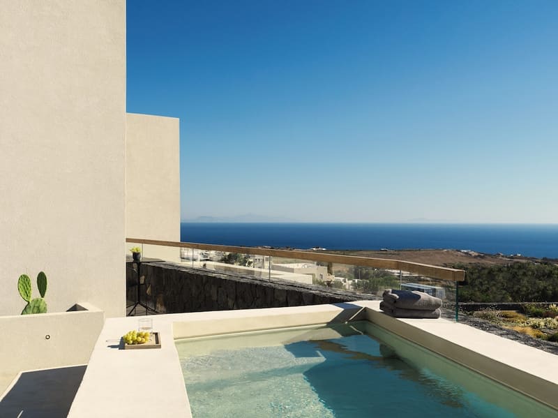 Private hot tub at Magma Resort Santorini, Part of The Unbound Collection By Hyatt, Santorini, photo 2