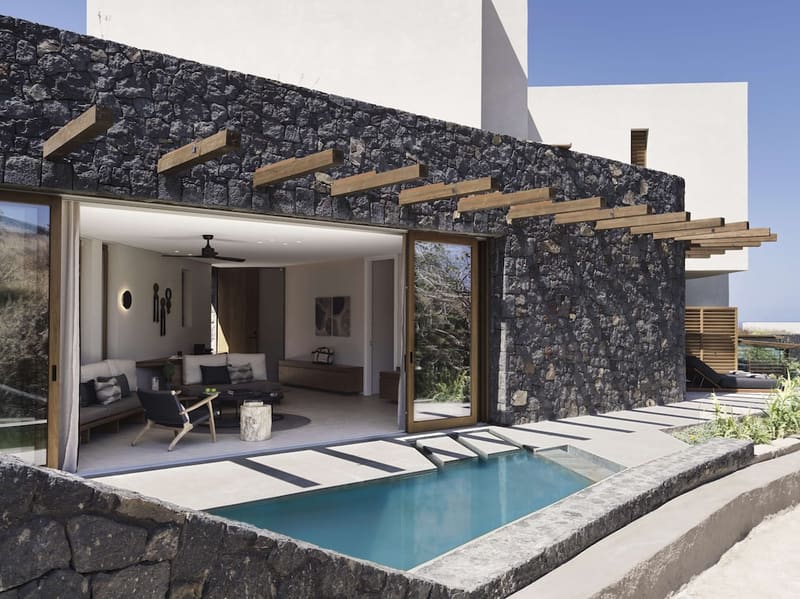Private hot tub at Magma Resort Santorini, Part of The Unbound Collection By Hyatt, Santorini, photo 4