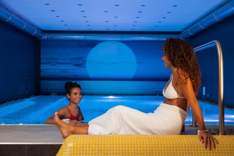 Private hot tub at Grifo Hotel Charme & SPA, Ischia