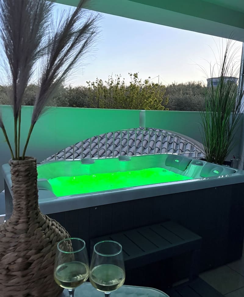 Private hot tub at Zante Pantheon Hotel, Zakynthos