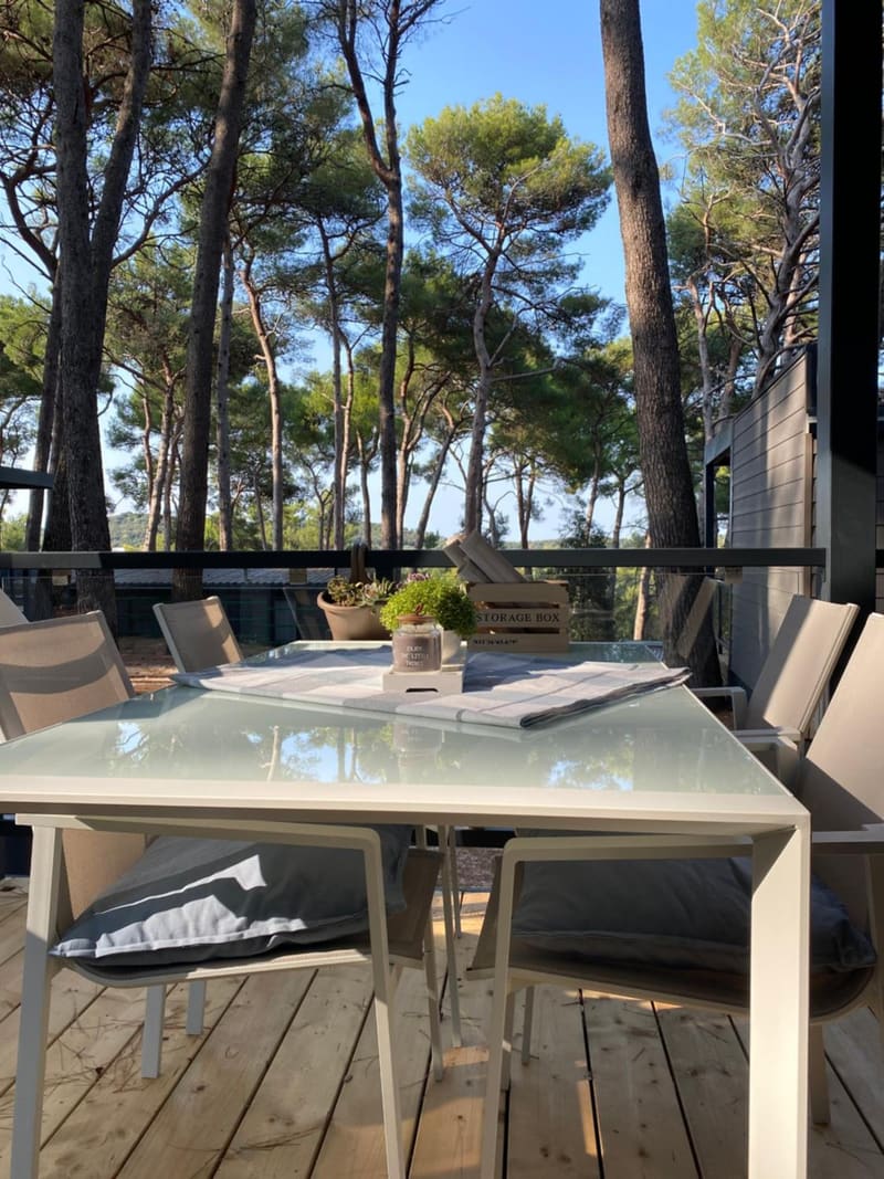 Private hot tub at Mobile Homes AZZURRO, Rovinj — photo 3