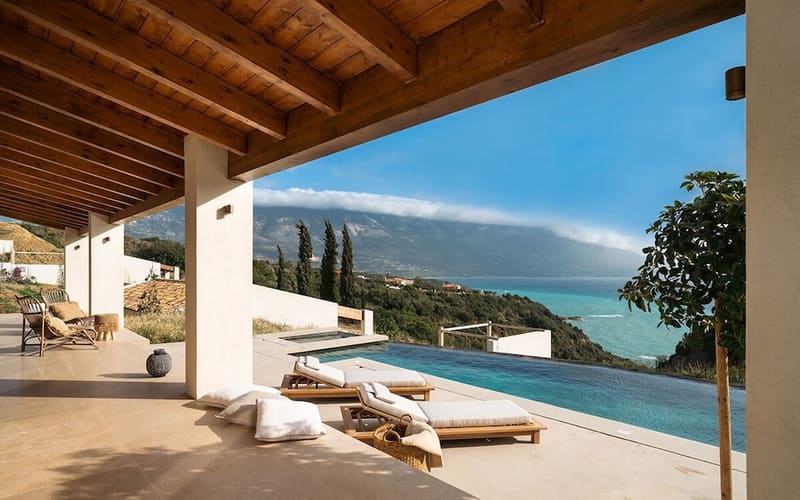 Private plunge pool at Eliamos Villas Hotel & Spa, Kefalonia, photo 6