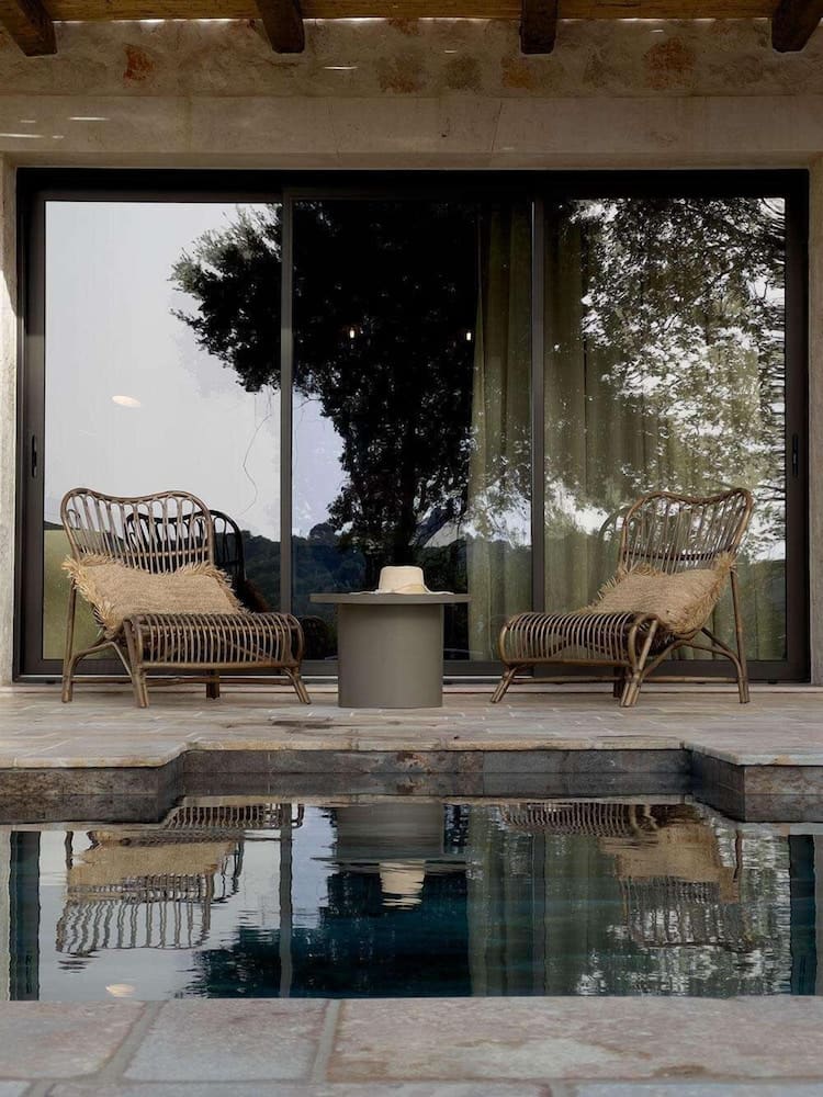 Private plunge pool at Eliamos Villas Hotel & Spa, Kefalonia