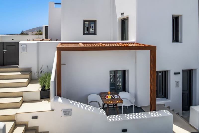 Private plunge pool at Venus Sunrise Suites & Villas, Santorini