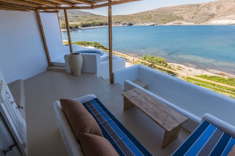 Private jacuzzi at Salt Suites, Milos, photo 3