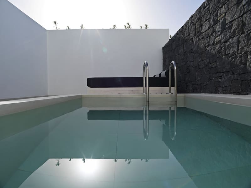 Private plunge pool at Cresanto Luxury Suites, Santorini, photo 6