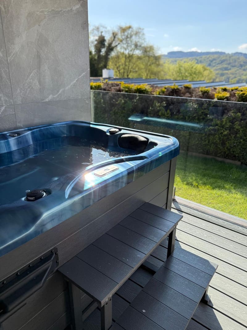 Private hot tub at Beech Hill Hotel & Spa, Windermere