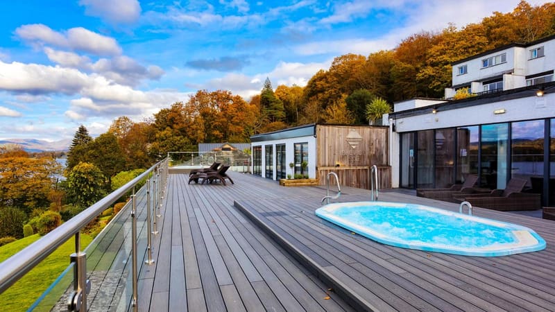 Private hot tub at Beech Hill Hotel & Spa, Windermere, photo 5