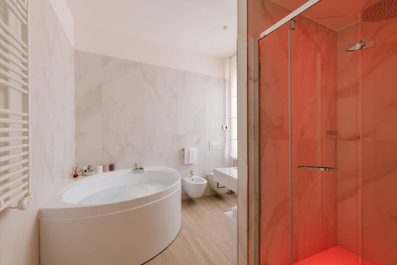 Private hot tub at Rhea Silvia Luxury Navona, Rome