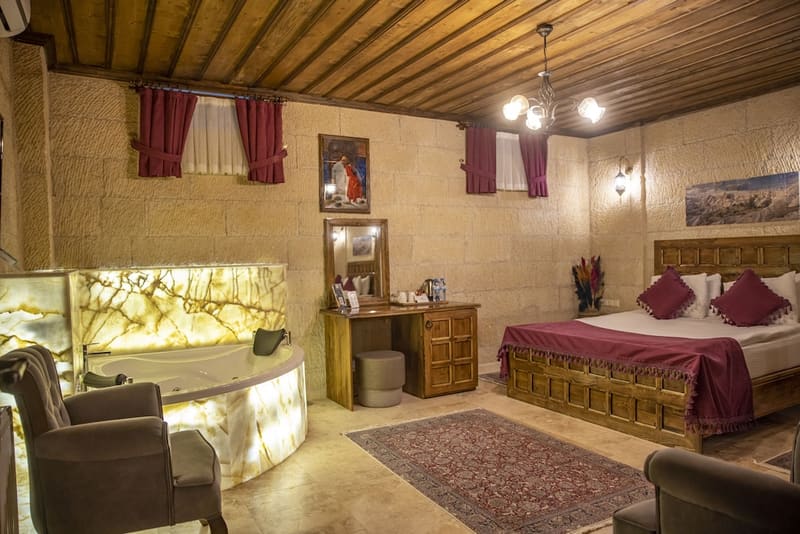 Private jacuzzi at Garden Suites Hotel Cappadocia, Goreme
