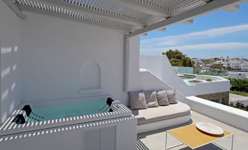 Private hot tub at Andronikos Hotel - Adults Only, Mykonos
