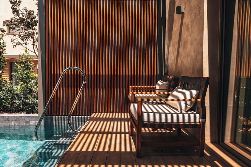 Private plunge pool at M Boutique Hotel - Designed for Adults, Paphos — photo 5