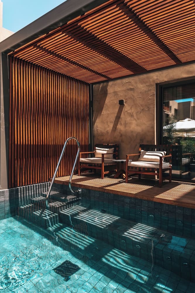 Private plunge pool at M Boutique Hotel - Designed for Adults, Paphos