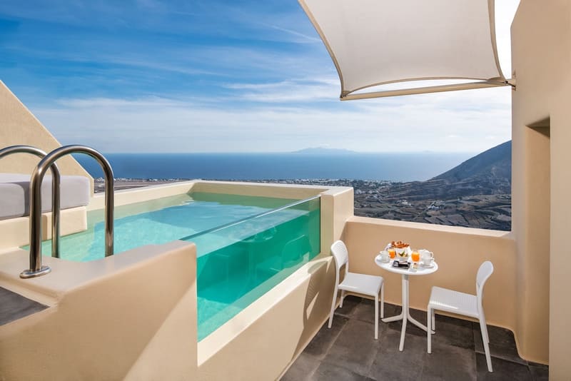 Private plunge pool at Skyfall Suites - Adults Only, Santorini, photo 3