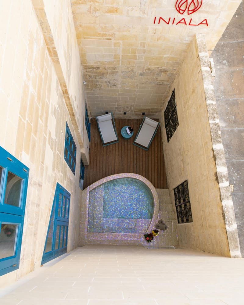 Private plunge pool at Iniala Valletta, Valletta