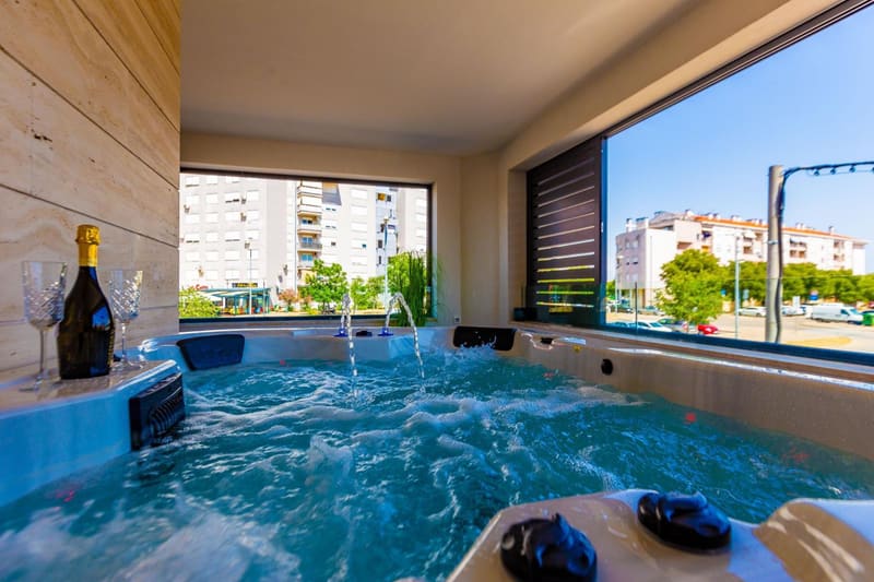 Private hot tub at Mrak Zadar Exclusive, Zadar