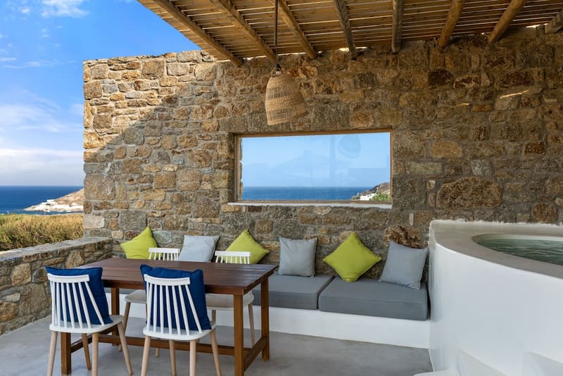 Private plunge pool at Myconian Crown Suites, Mykonos — photo 3