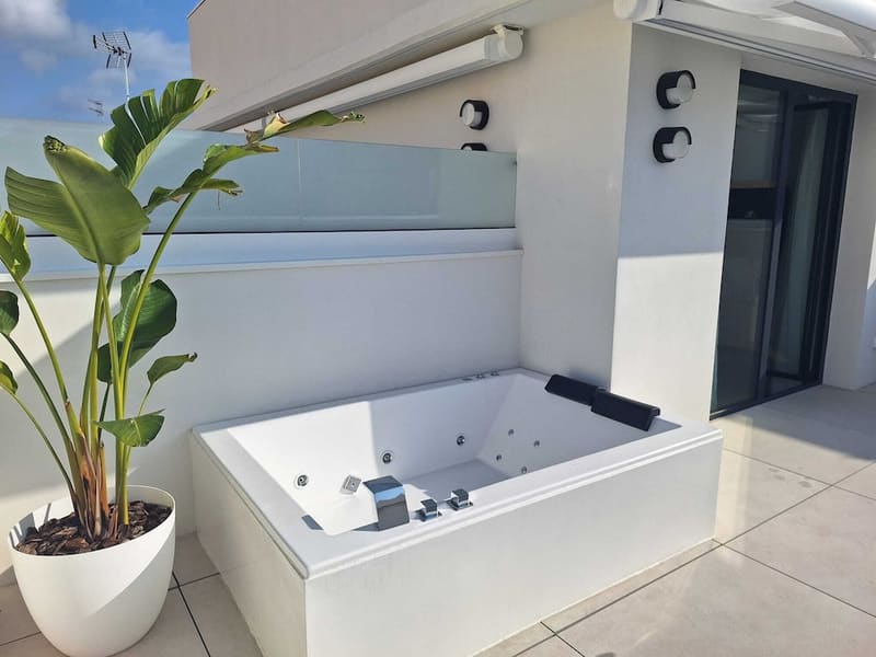 Private hot tub at Alenti Sitges Hotel, Sitges