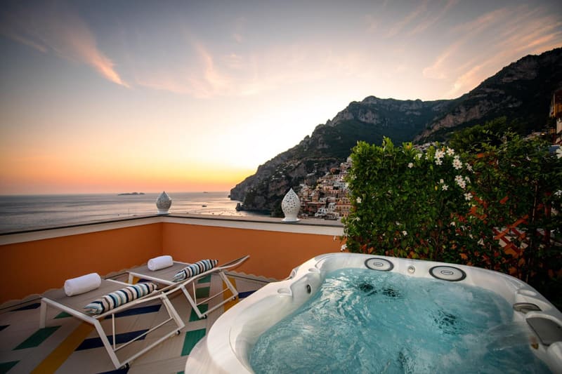 Private hot tub at Hotel Eden Roc, Positano — photo 2