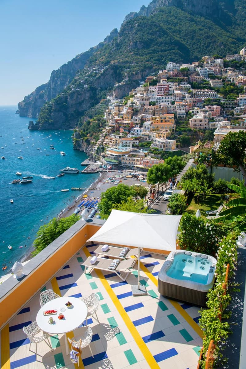 Private hot tub at Hotel Eden Roc, Positano — photo 4