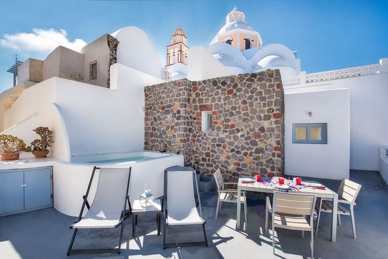 Private plunge pool at Anatoli Hotel and Spa, Santorini — photo 2