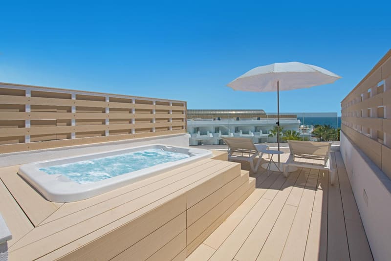 Private hot tub at Iberostar Selection Marbella Coral Beach, Marbella