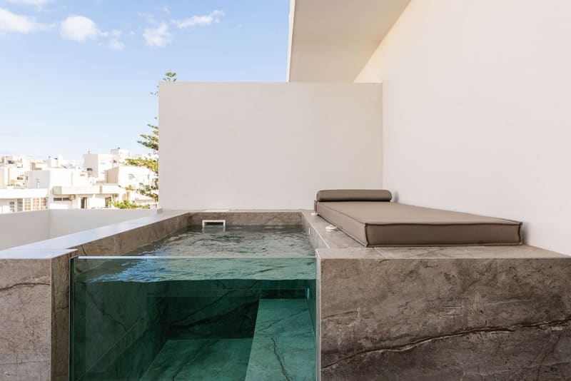 Private plunge pool at Ethereal White Resort Hotel & Spa - Adults Only, Heraklion — photo 2