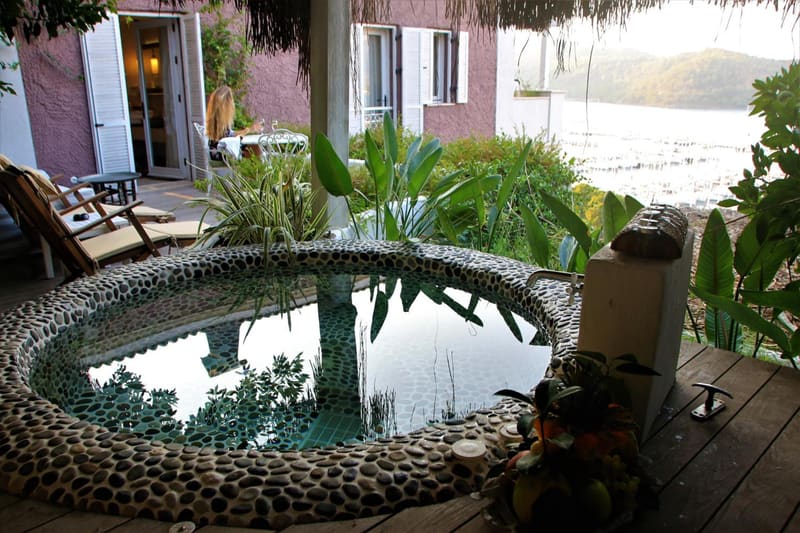 Private hot tub at Hotel Unique-Boutique Class - Adults Only, Fethiye