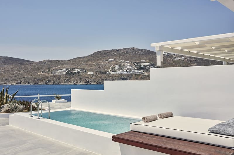 Private jacuzzi at Archipelagos Hotel, Mykonos, photo 4