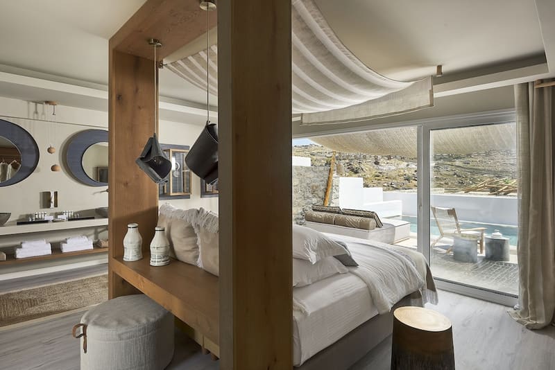 Private hot tub at Palladium Hotel, Mykonos — photo 5