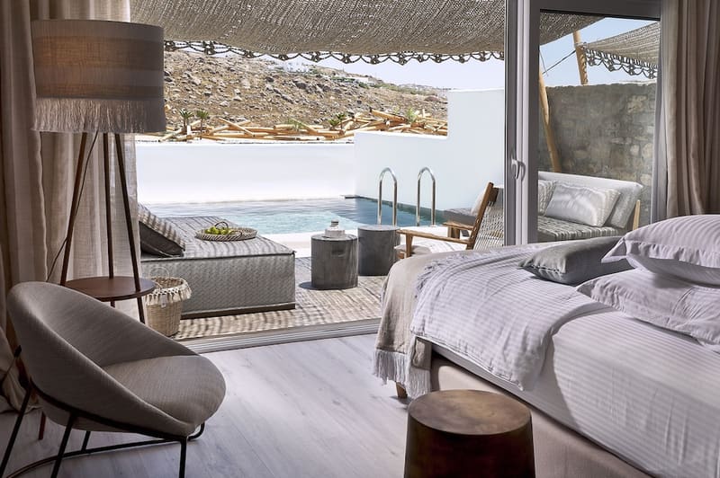 Private hot tub at Palladium Hotel, Mykonos — photo 2