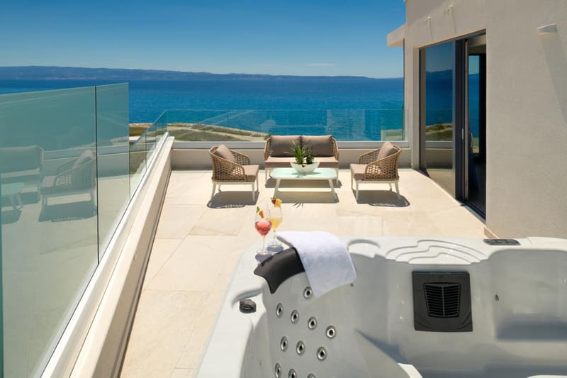 Private hot tub at Amphora Hotel, Split — photo 2