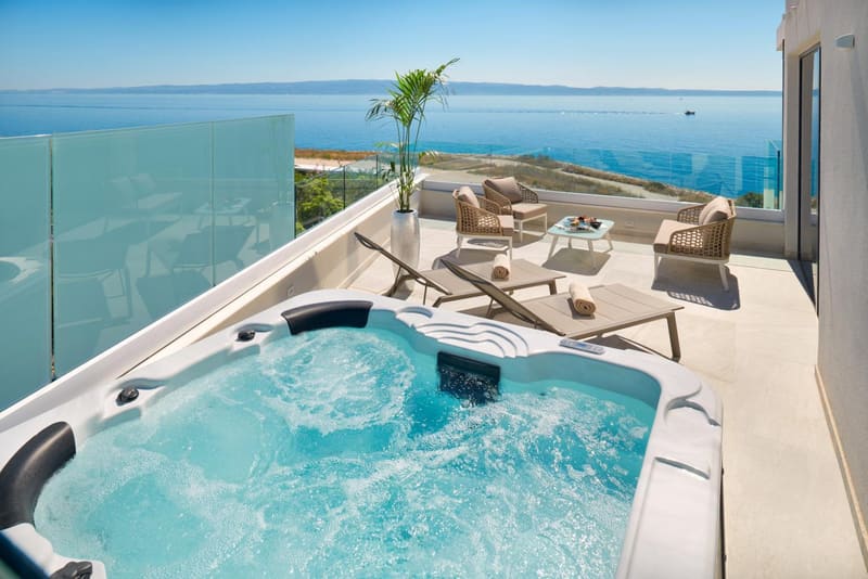 Private hot tub at Amphora Hotel, Split — photo 3